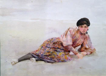 Mädchen am Strand